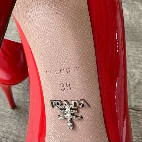 Red Prada Heels - Picture 9 of 10